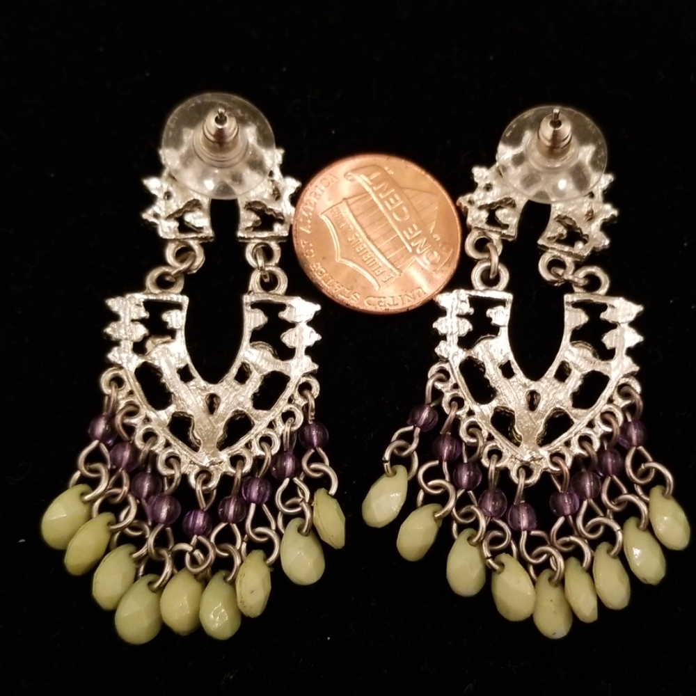 Stunning Statement Earrings Pierced - image 5